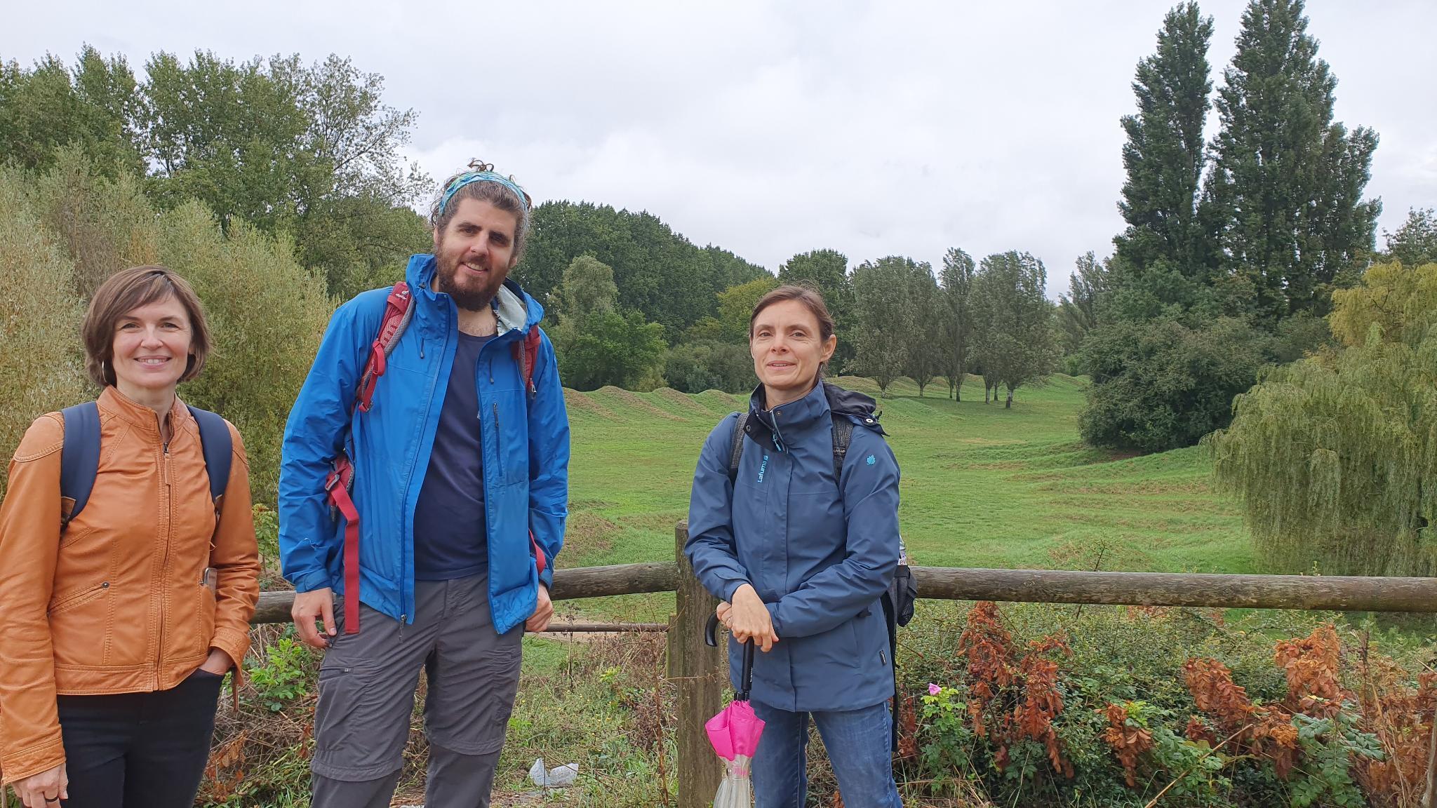 Photo de l'équipe à Angers (Parc Balzac)