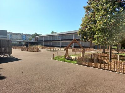 cour d'école végétalisée à Strabourg
